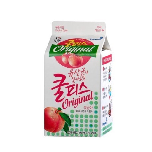쿨피스) 복숭아 (소450ml)