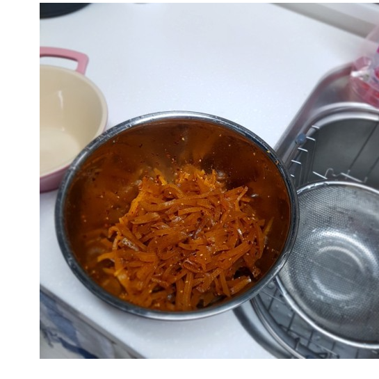 반찬) 무우채말통18kg
