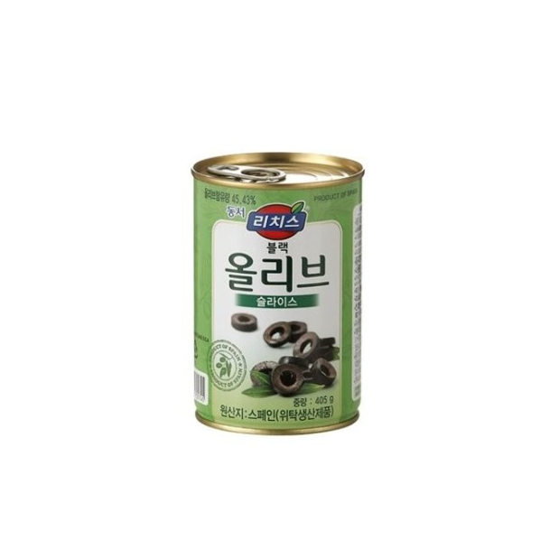 리치스) 블랙올리브, 슬라이스405g