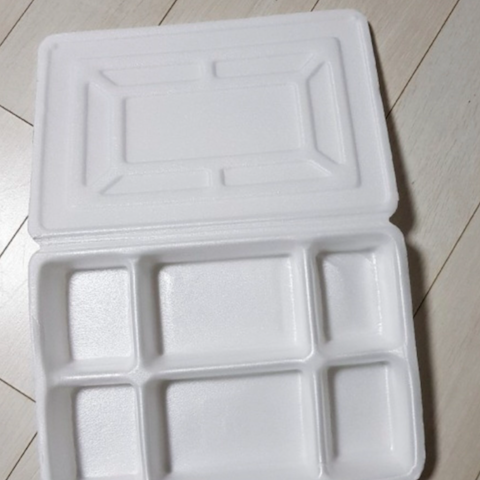 6칸도시락) 스치로폼