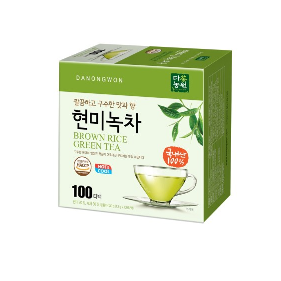 다농원) 현미녹차100티