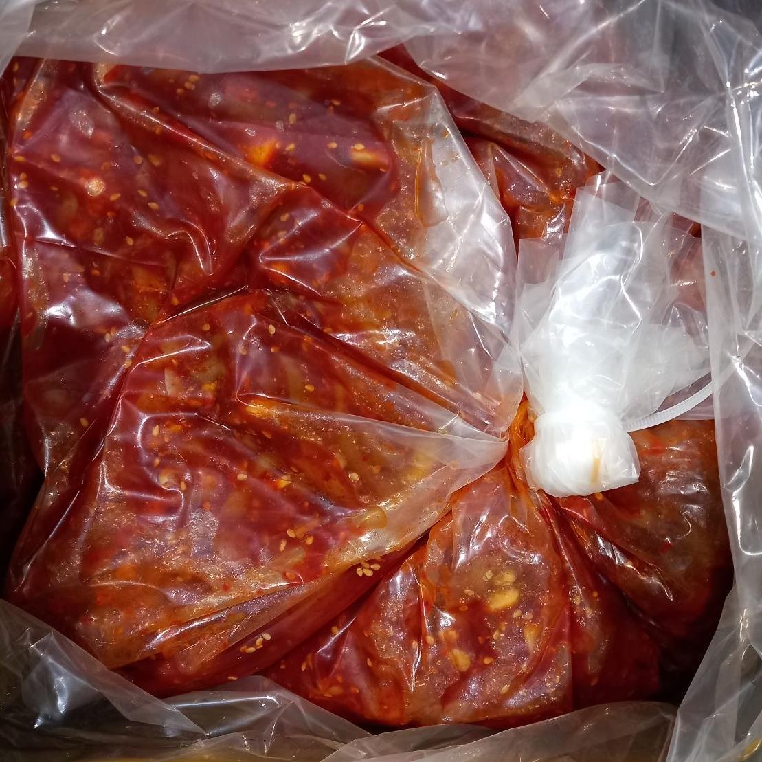 반찬) 오징어젓갈 말통 20kg