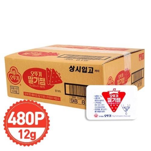 오뚜기) 1회용딸기쨈12g
