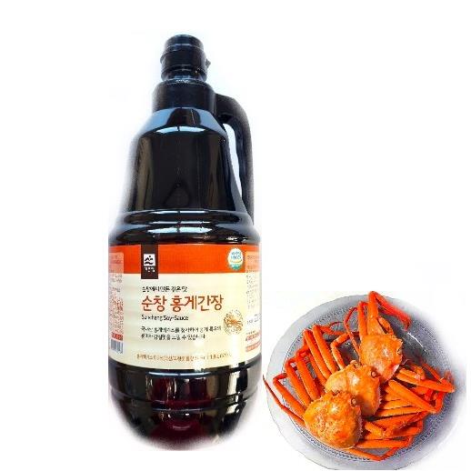 기픈샘)홍게간장1.8L