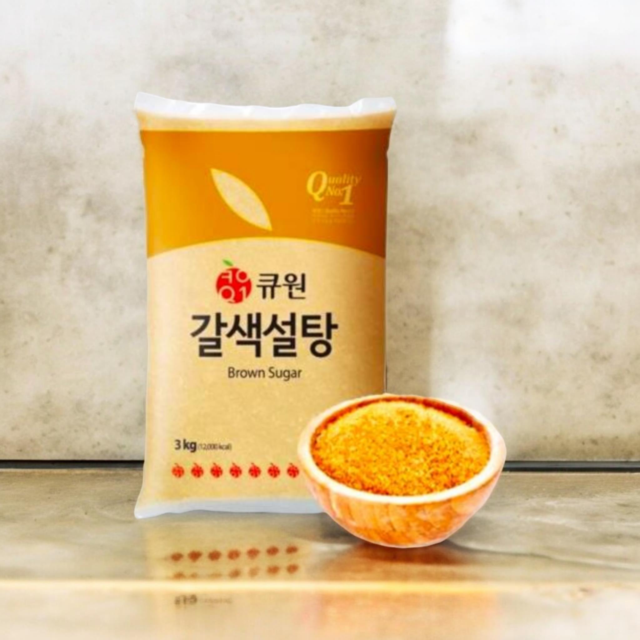 큐원) 갈색설탕 3kg