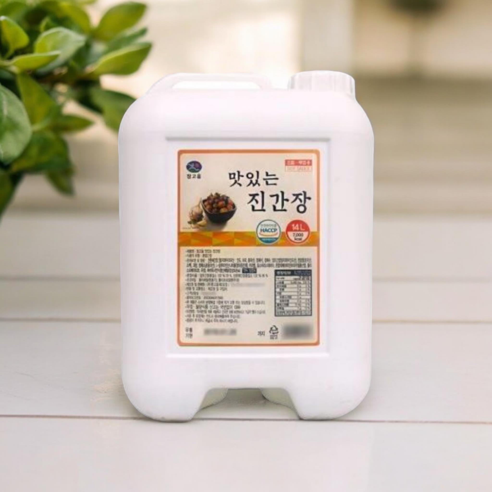 참고을)맛있는 진간장14L양조20%