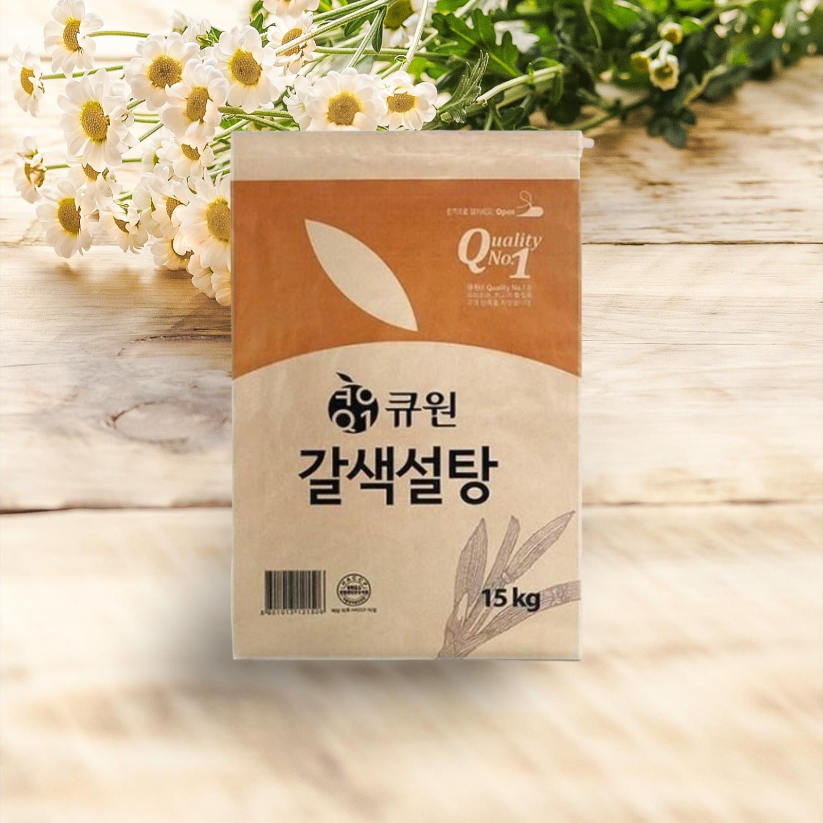 큐원) 갈색설탕 15kg
