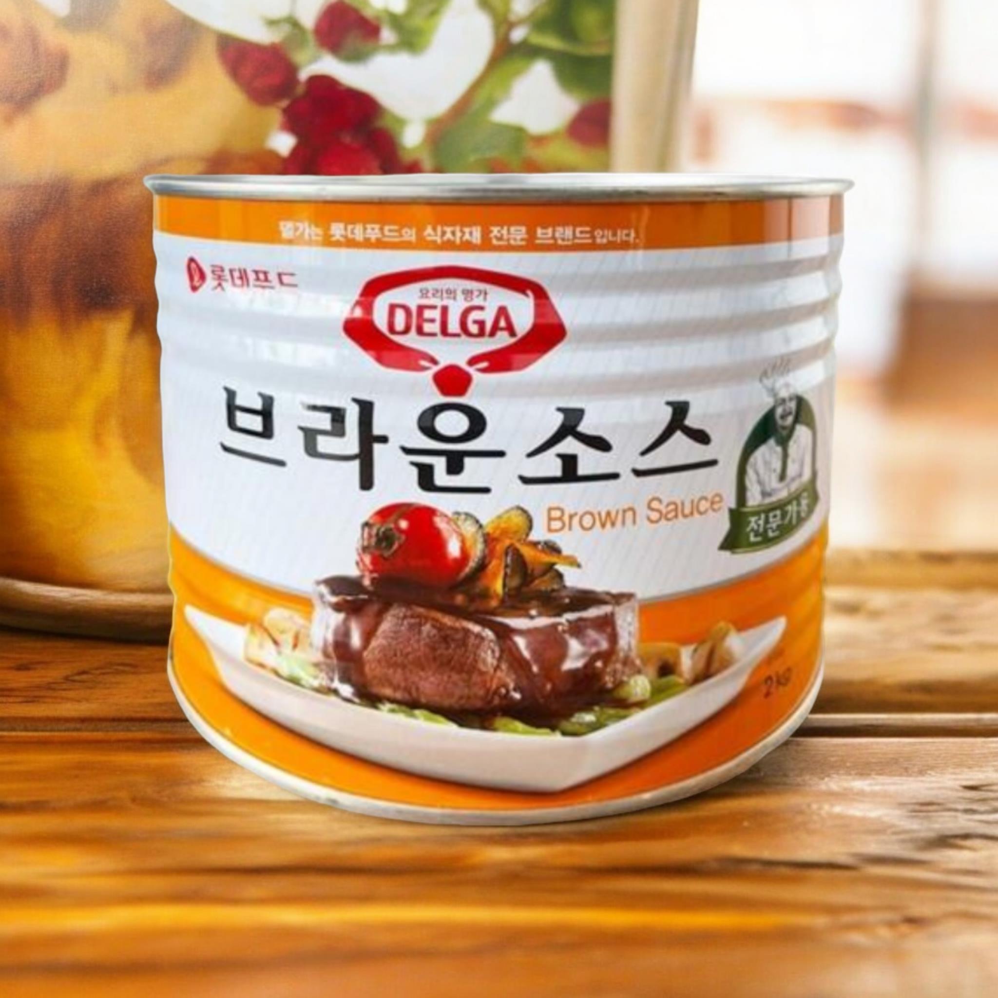 롯데) 브라운소스2kg 파우치