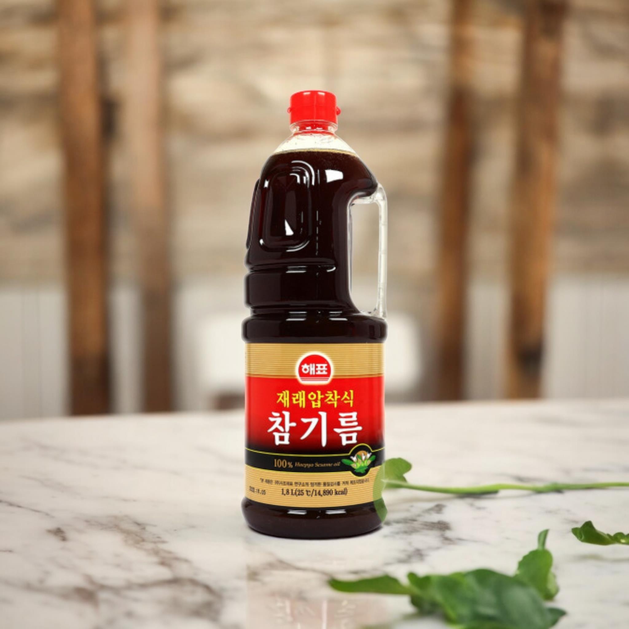 해표) 재래압착식참기름 1.8L