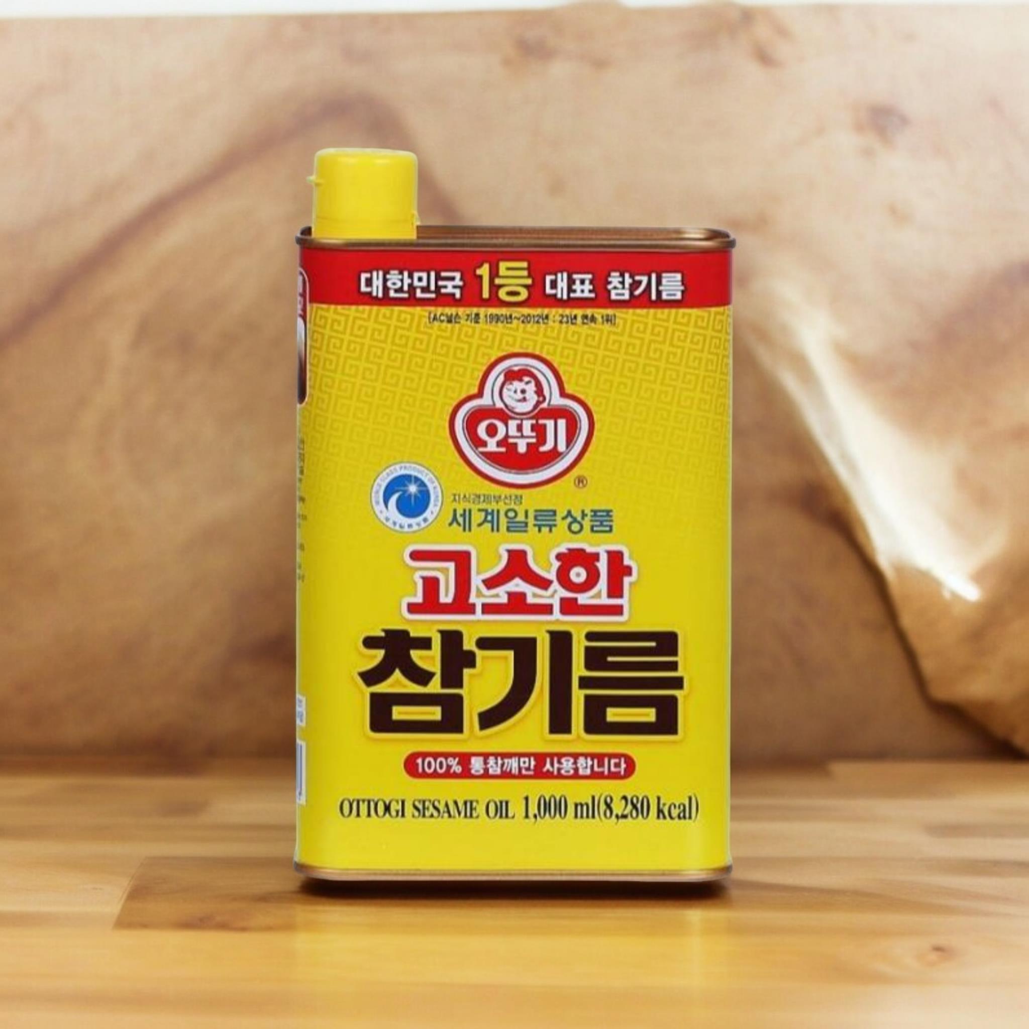 오뚜기) 고소한참기름 캔