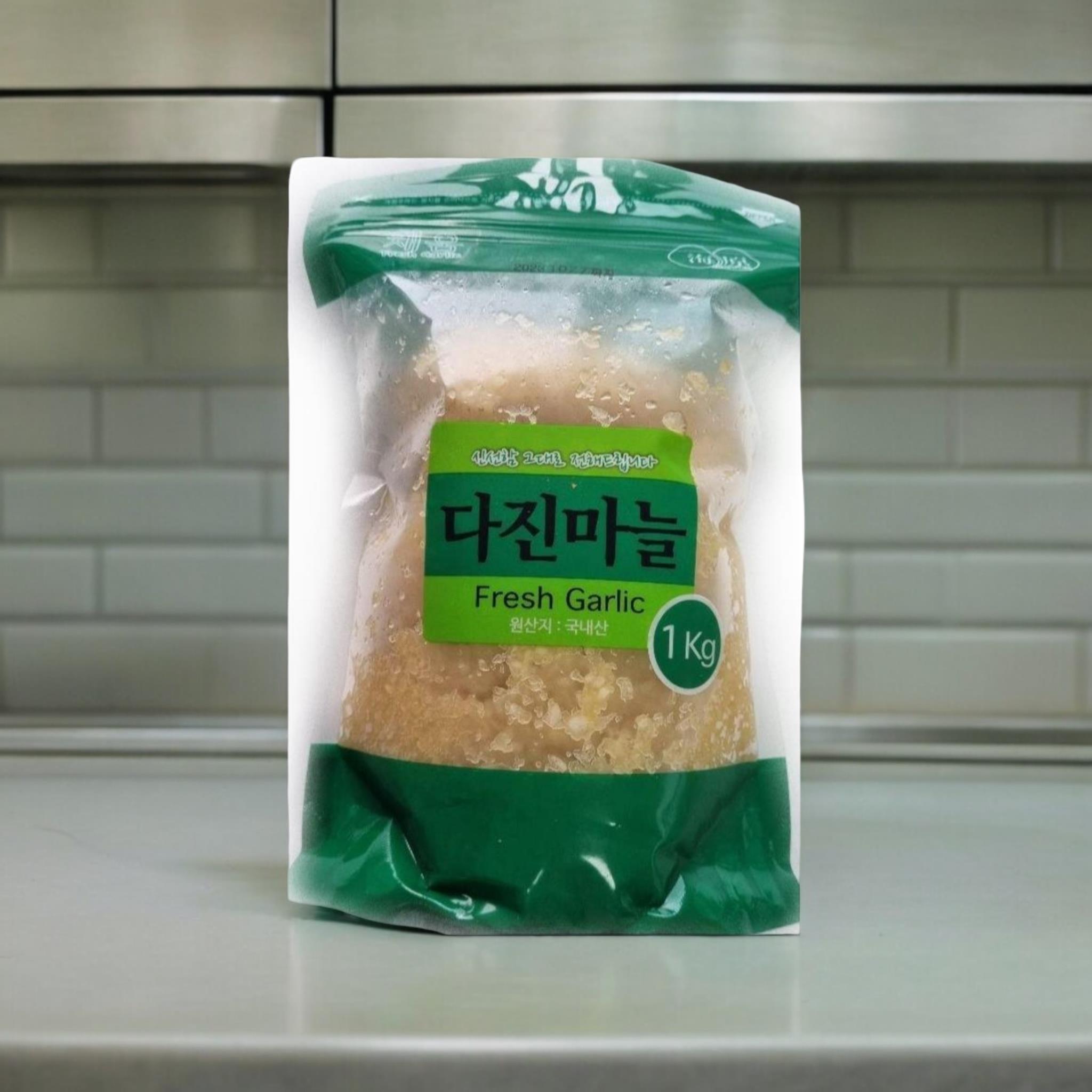 냉장) 국내산간마늘 (지퍼)1kg