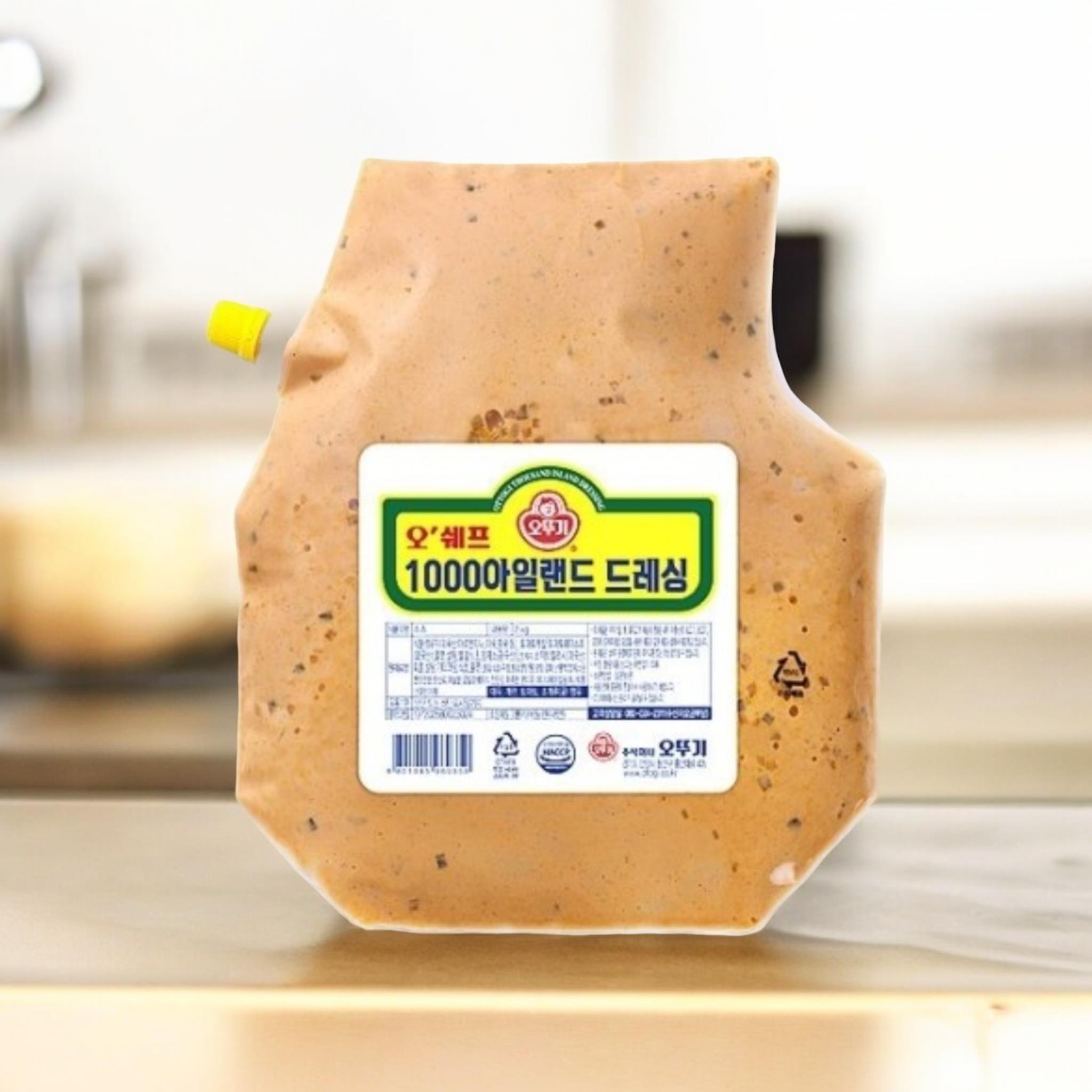 오쉐프) 아일랜드드레싱 파우치2kg